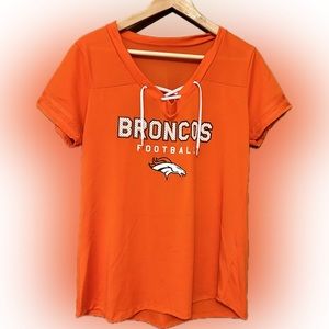 NFL branded women’s Bronco shirt. Size XL.